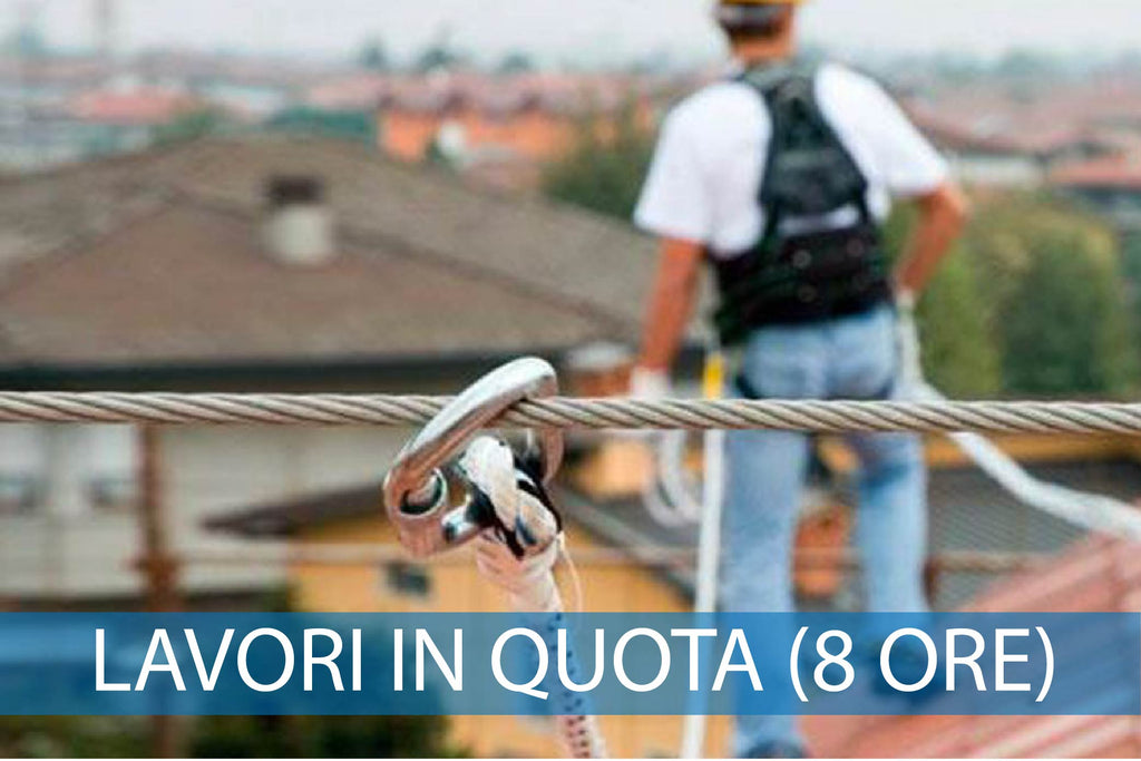 Corso lavori in quota e utilizzo DPI III categoria (Online parte teorica)
